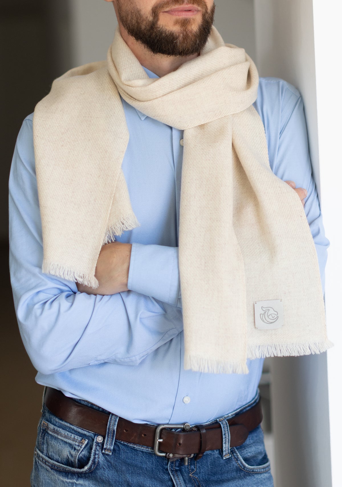 Men's Cashmere Scarf Mont Blanc