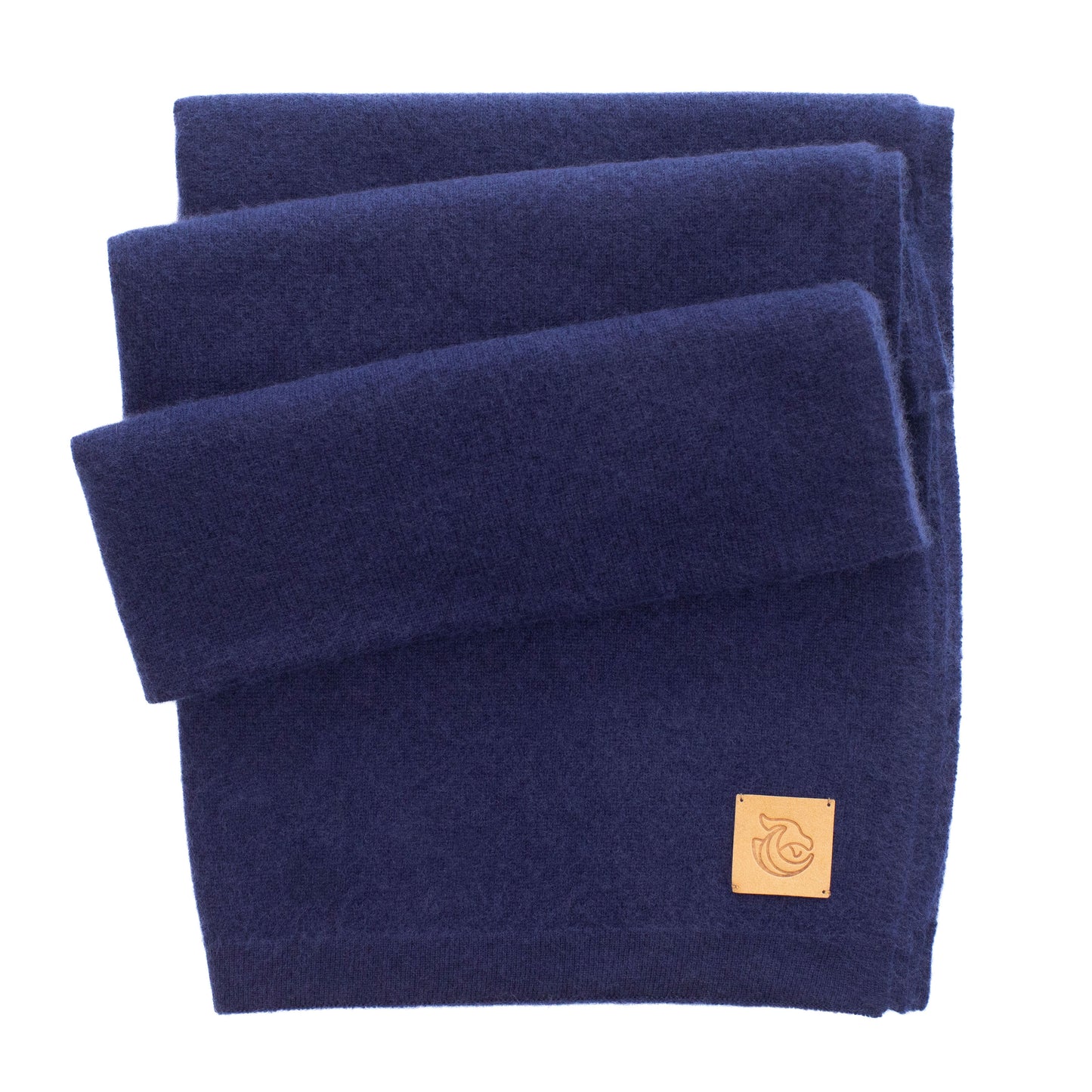 Cashmere knitted shawl Plum purple