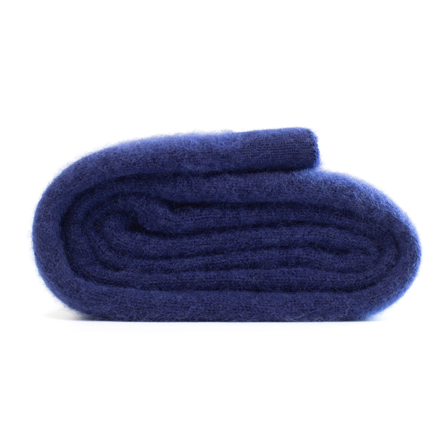 Cashmere knitted shawl Plum purple