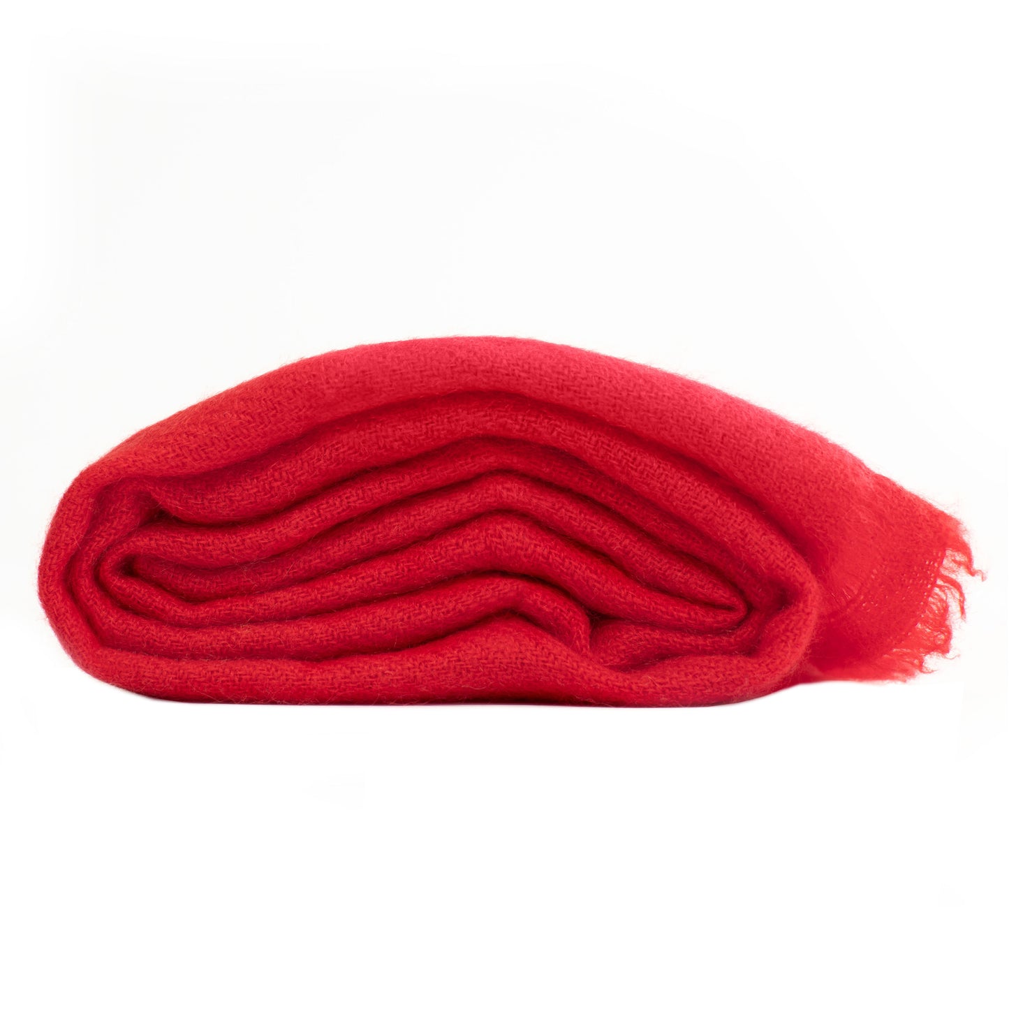 Cashmere woven shawl wrap Valentine red