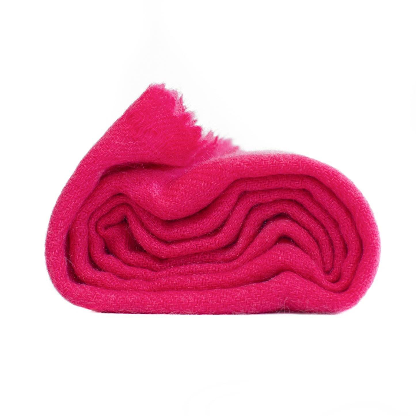 Cashmere woven shawl wrap fucsia