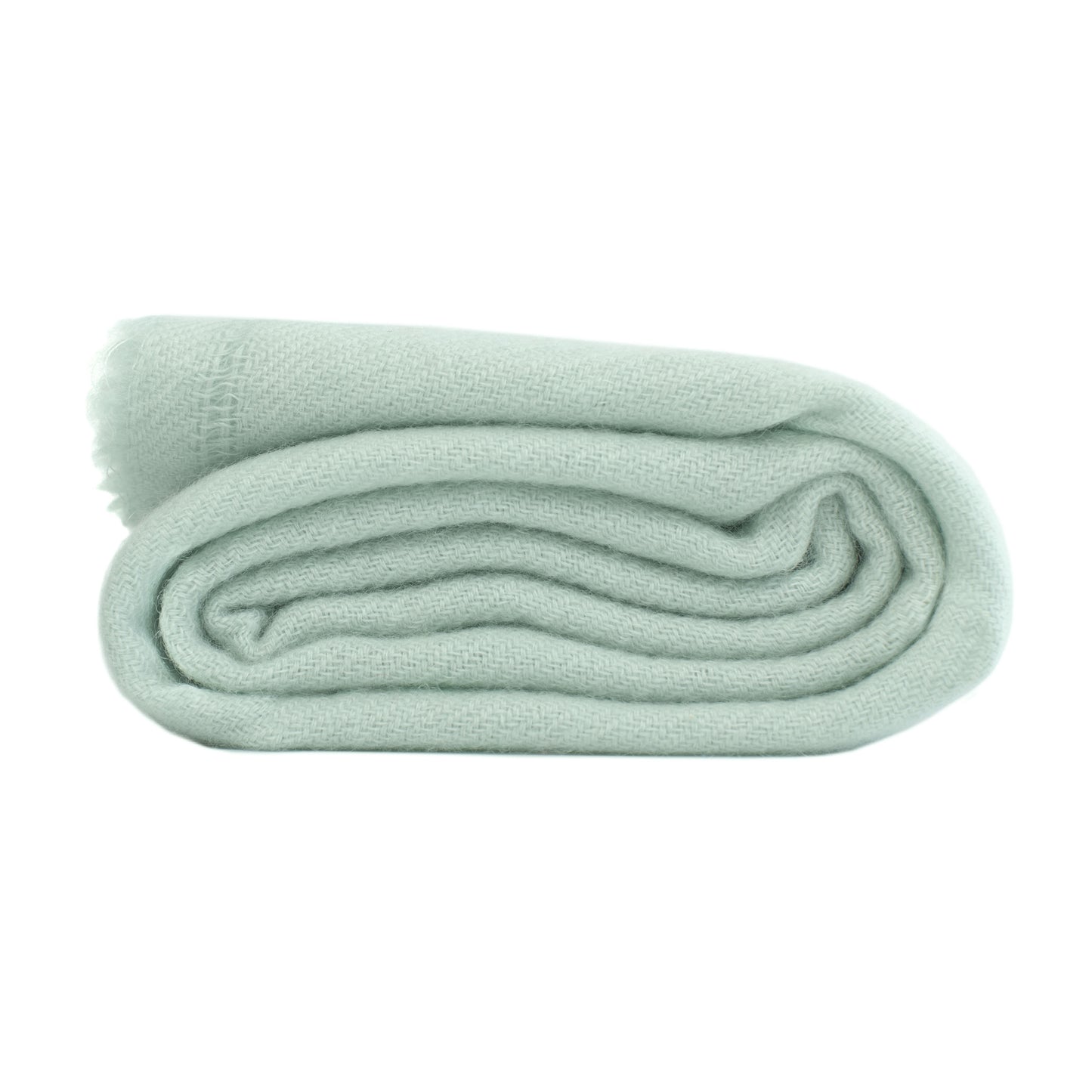 Cashmere wooven shawl wrap Mint