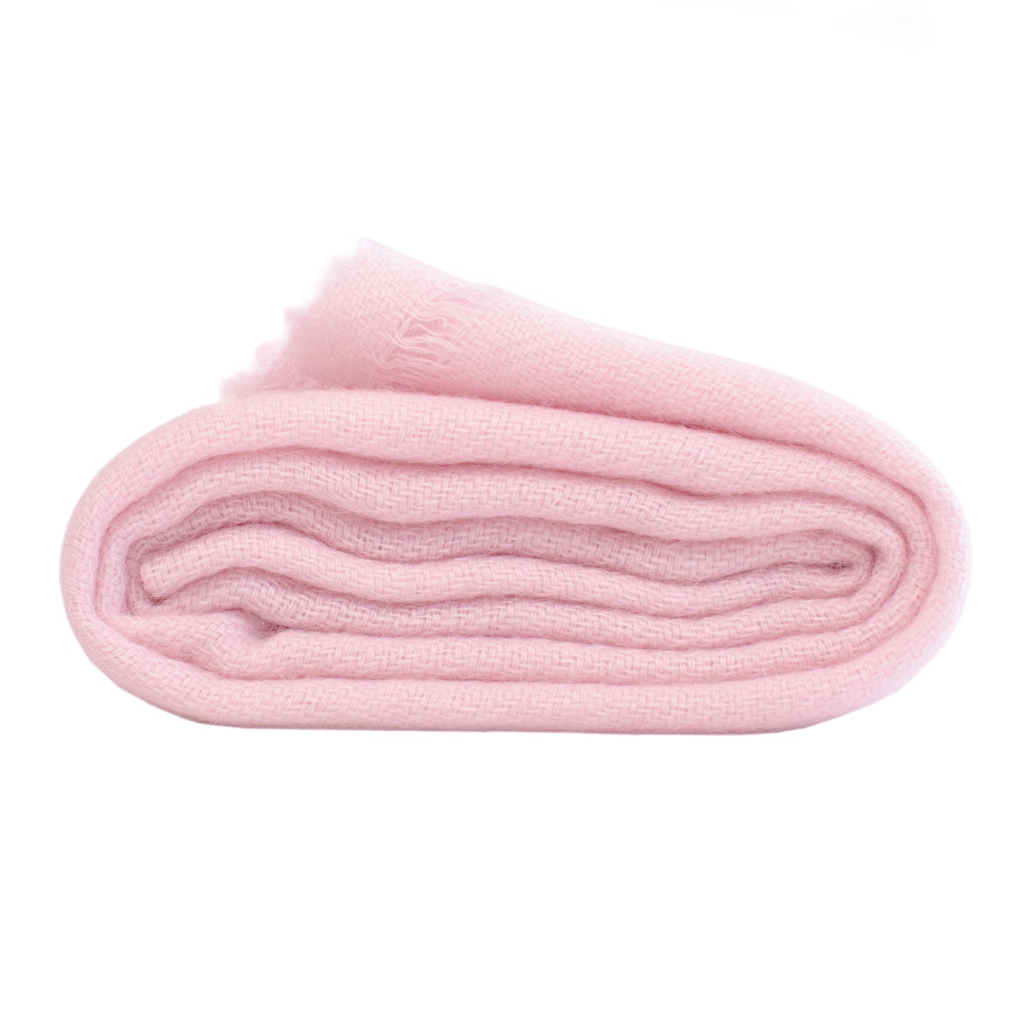 Cashmere woven shawl wrap pink