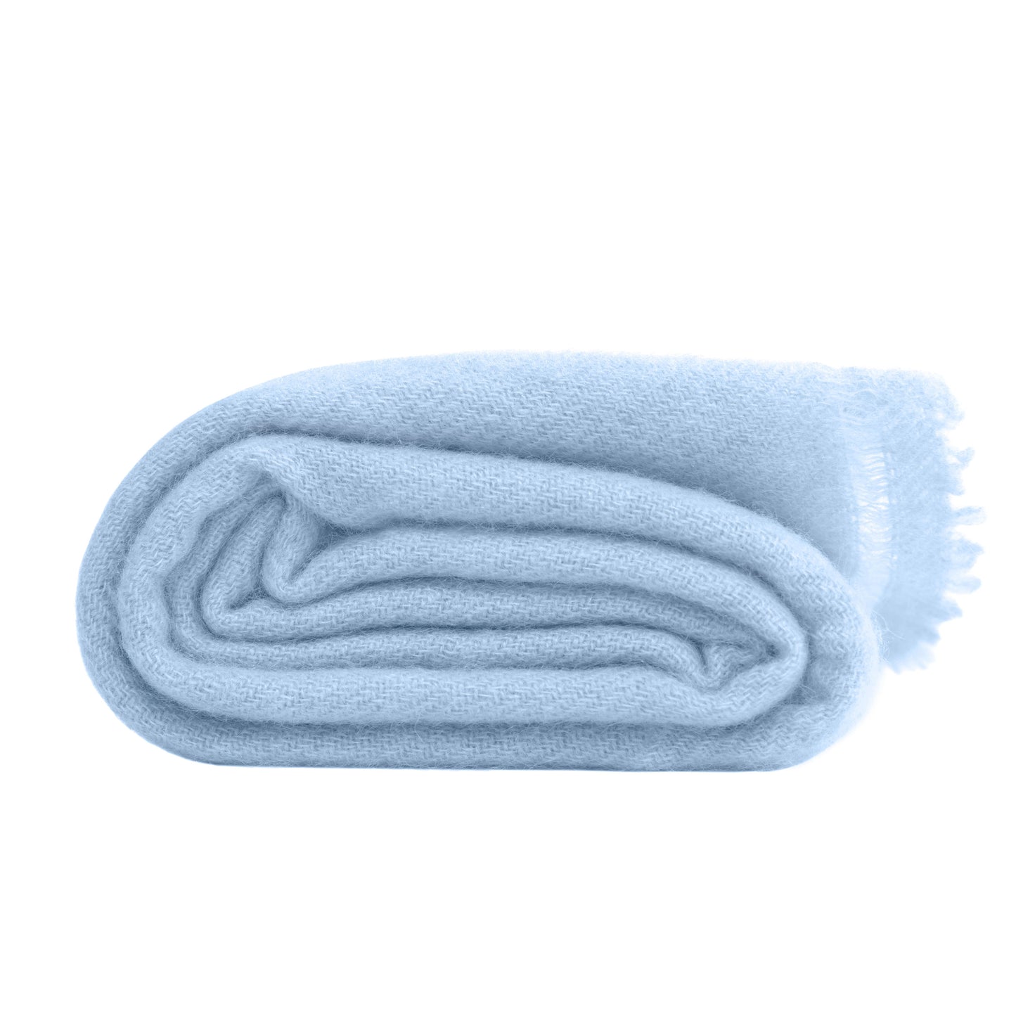 Cashmere woven shawl Summer Sky blue