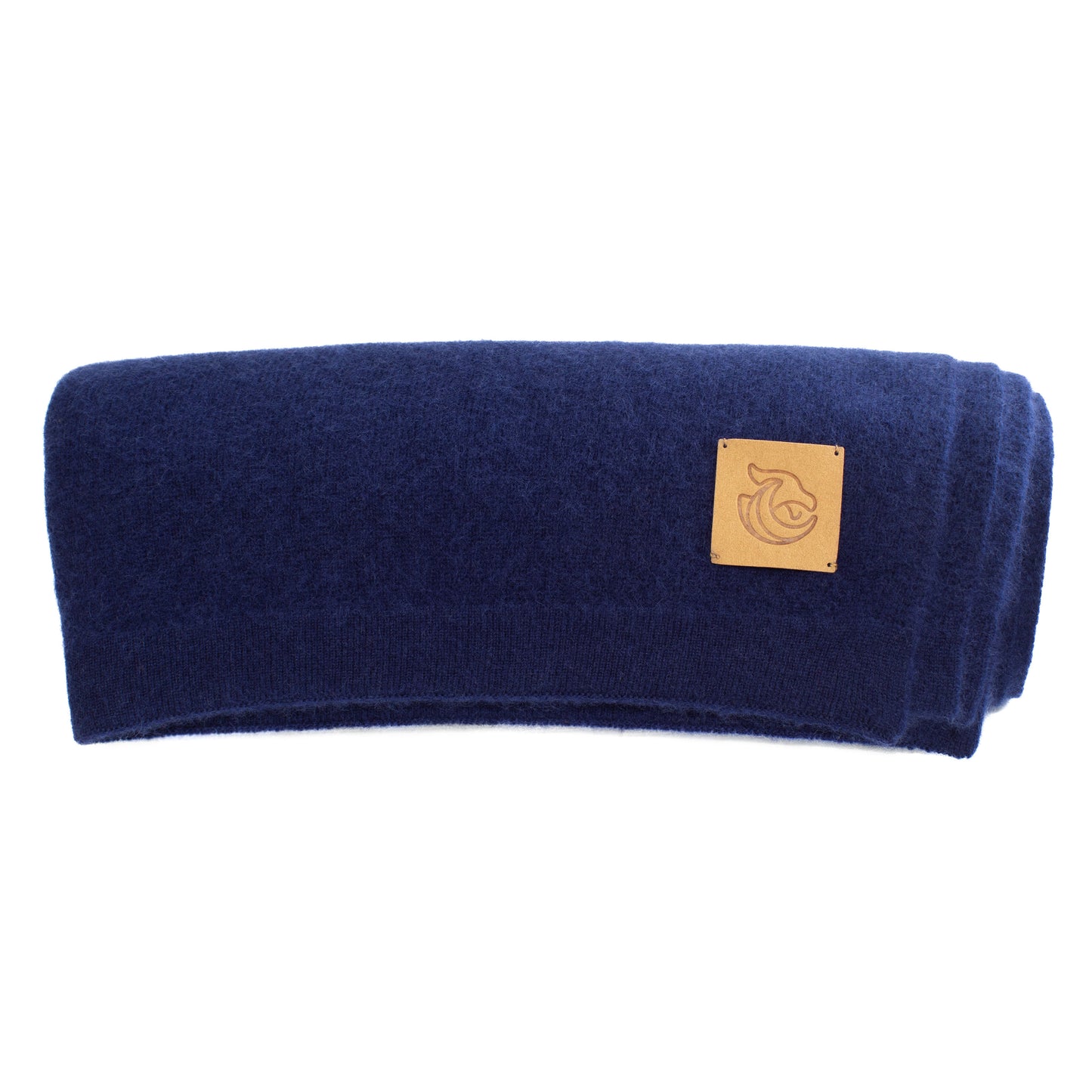 Cashmere knitted shawl Plum purple