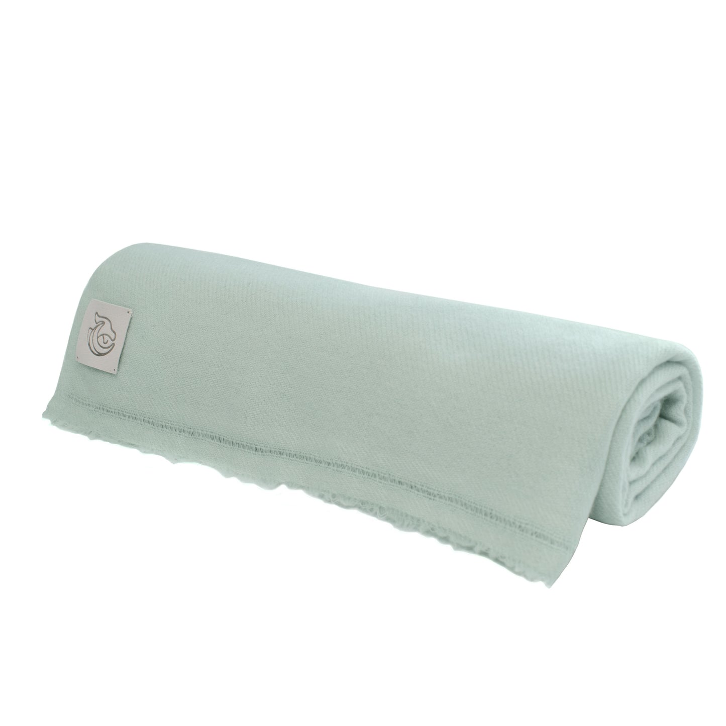 Cashmere wooven shawl wrap Mint