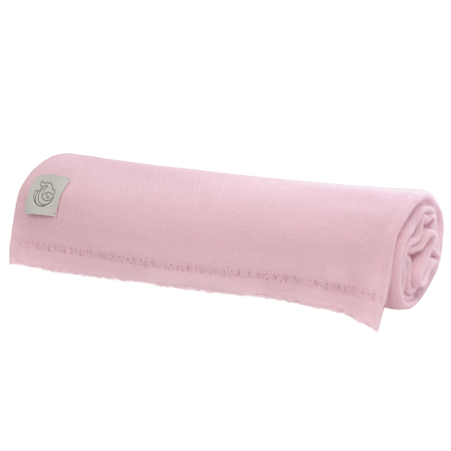 Cashmere woven shawl wrap pink