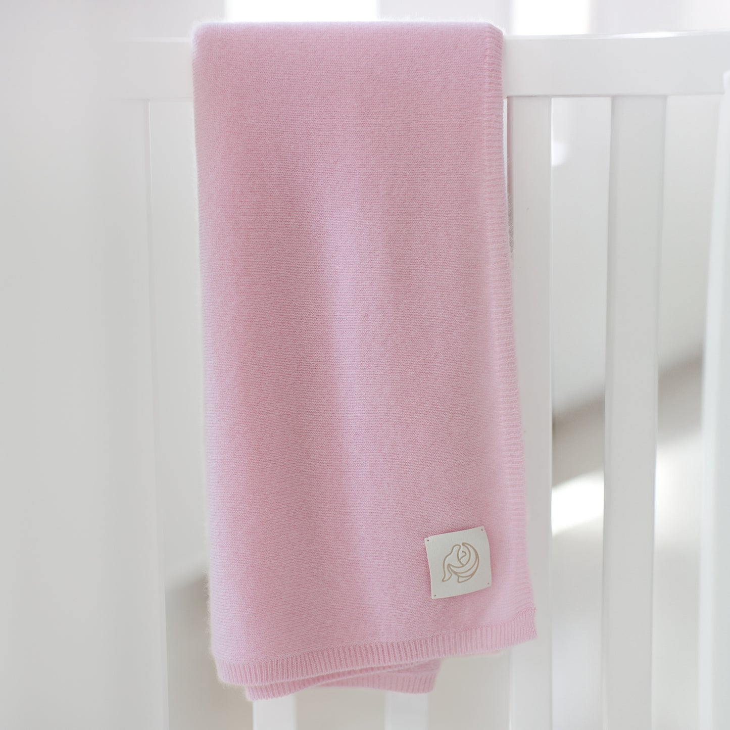 Lotus pink Cashmere baby blanket