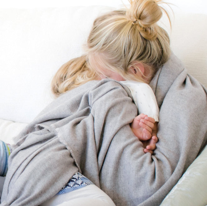 Cashmere woven thick home blanket