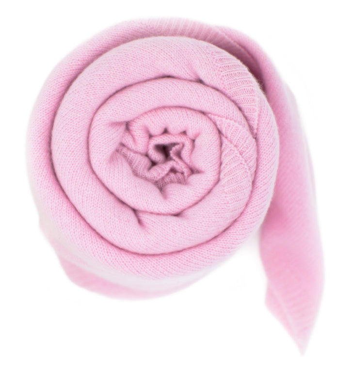 Lotus pink Cashmere baby blanket