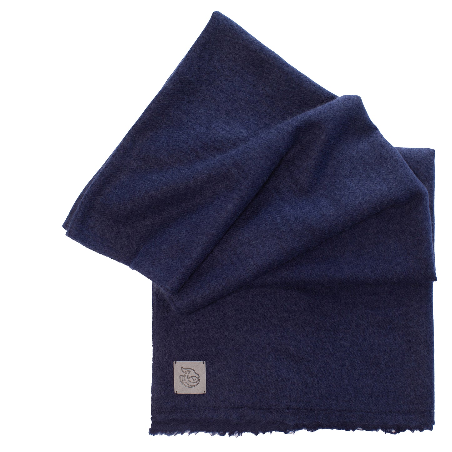 Cashmere woven shawl Indigo