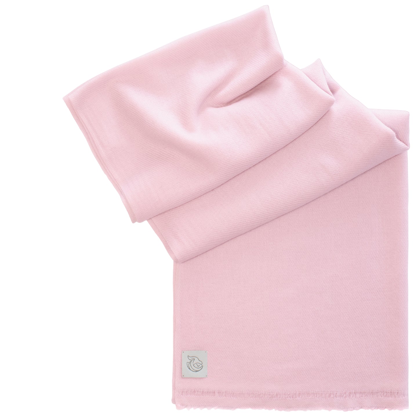 Cashmere woven shawl wrap pink