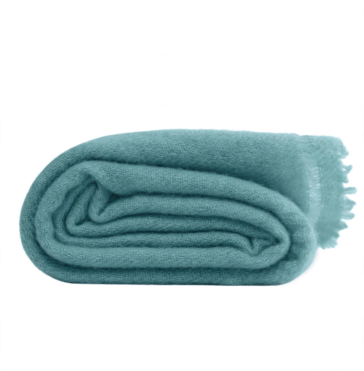 Cashmere woven shawl Blue Mint